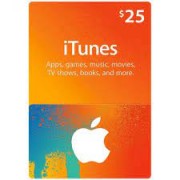 Apple iTune  Gift Card 25$